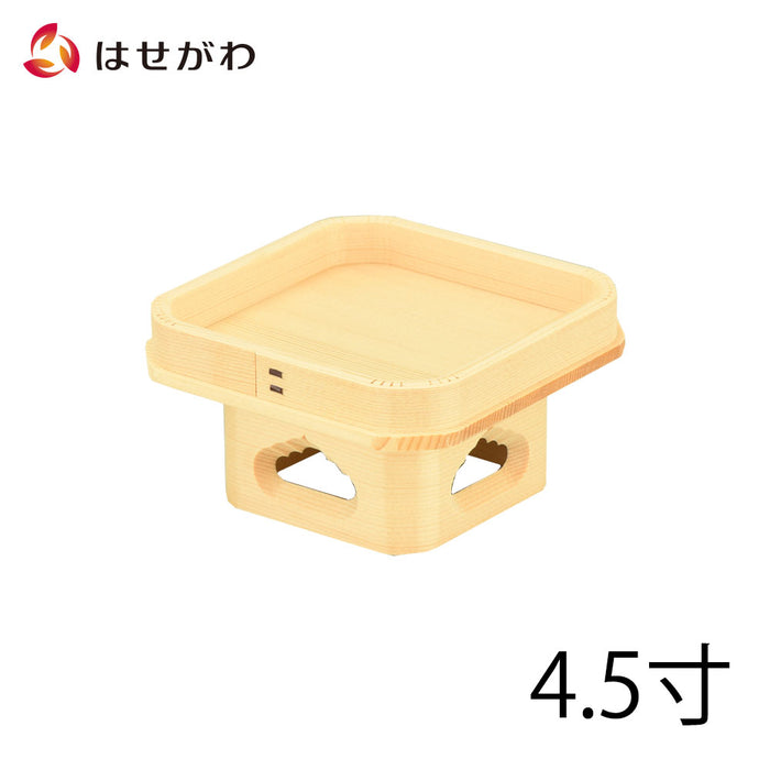 神棚 神具 遠山三宝 外材柾目 4.5寸 特徴 1