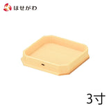 神棚 神具 折敷 外材柾目 3.0寸 特徴 1
