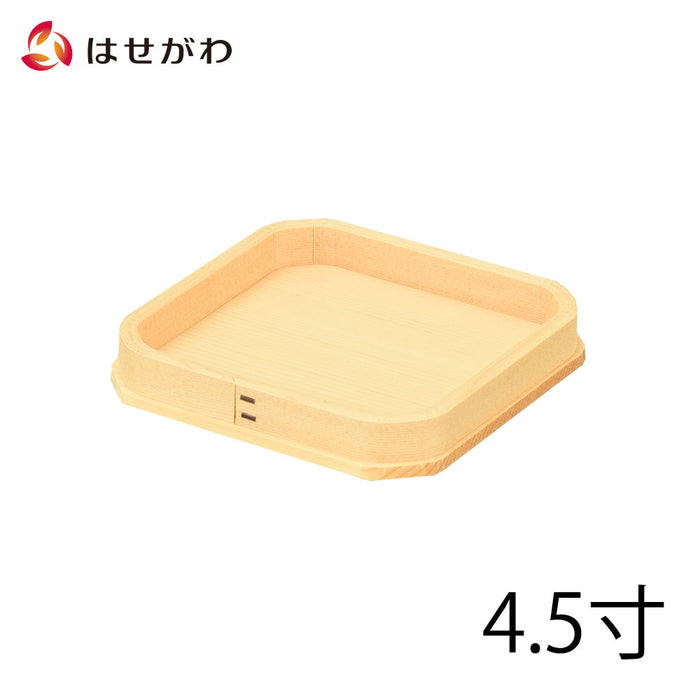 神棚 神具 折敷 外材柾目 4.5寸 特徴 1