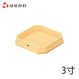 神棚 神具 折敷 木曽ひのき 3.0寸 特徴 1