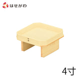 神棚 神具 三宝 外材柾目 足打 4.0寸 特徴 1