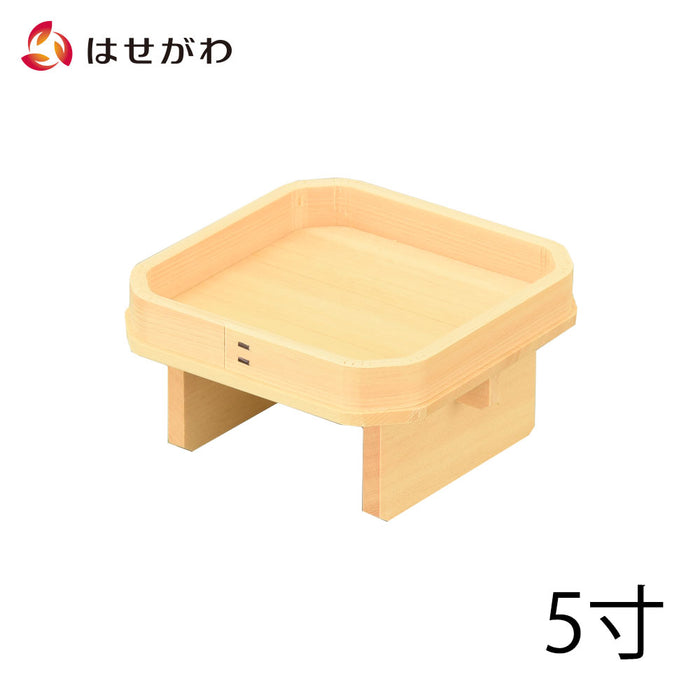 神棚 神具 三宝 木曽ひのき 足打 5.0寸 特徴 1