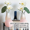 盆用品 花瓶 銀彩ピンク 6号 特徴 2
