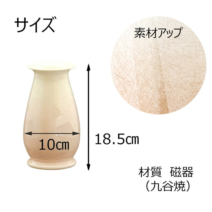 盆用品 花瓶 銀彩ピンク 6号 特徴 4