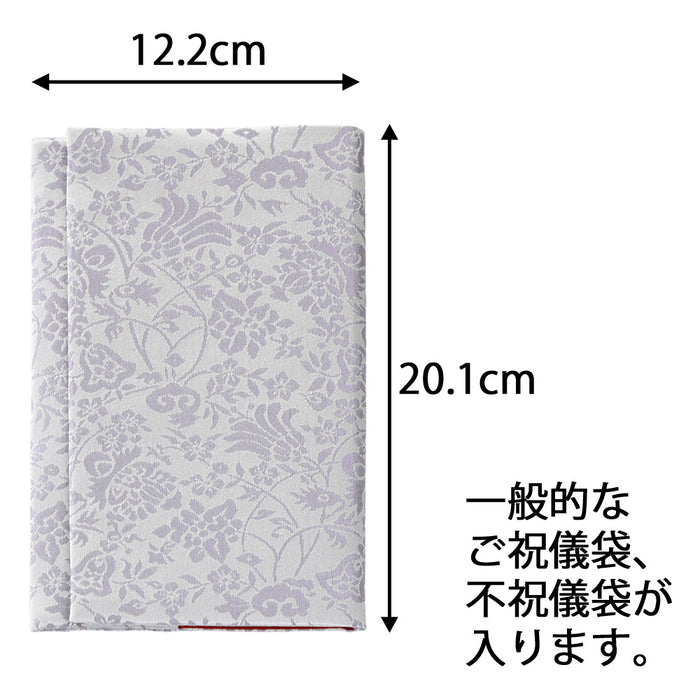 雑貨 新名物裂 ふくさ 藤色 紹巴唐華紋 特徴 3