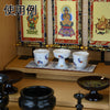 仏具 新名物裂 敷物裏付 小 紫グラデ 荒磯紋 特徴 4