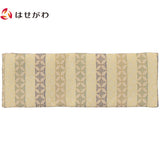 仏具 新名物裂 敷物裏付 小 クリーム段 七宝紋 特徴 1