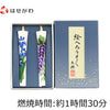 ローソク・キャンドル 糠絵ろうそく 3匁 白2入 菖蒲 藤 特徴 1