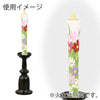 ローソク・キャンドル 糠絵ろうそく 3匁 白2入 菊 秋桜 特徴 3