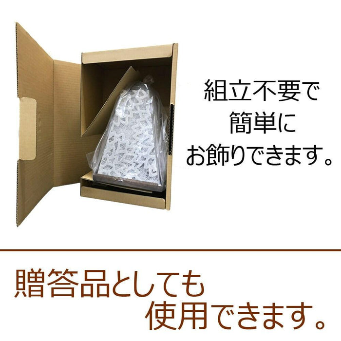 盆提灯 LEDミニスタンド 花麻/黒 特徴 6