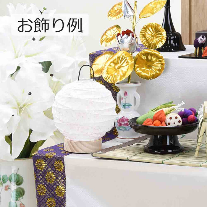 盆提灯 新型 ミニスタンド 結灯 桜 特徴 5