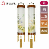 盆提灯 住吉 ８番 二重 乱菊に七草対 特徴 1