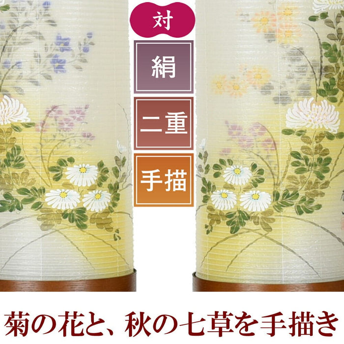 盆提灯 住吉 ８番 二重 乱菊に七草対 特徴 4