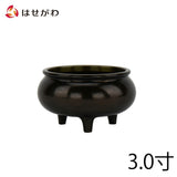 仏具 香炉 京丸 無地 3.0寸 特徴 1