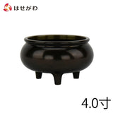 仏具 香炉 京丸 無地 4.0寸 特徴 1