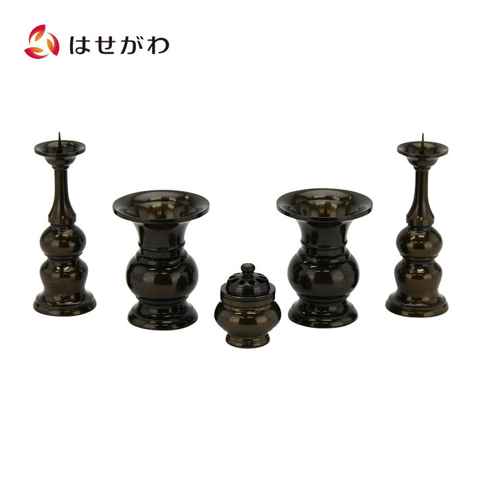 仏具 五具足 京丸 無地3.5 特徴 1
