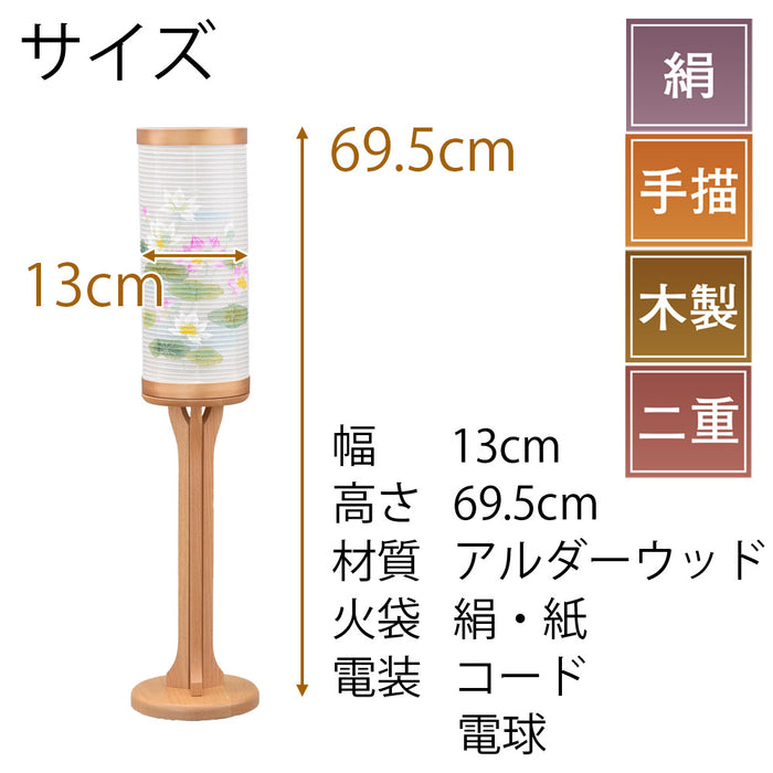 盆提灯 新型 二重 華ごころ スタンド 蓮 特徴 2