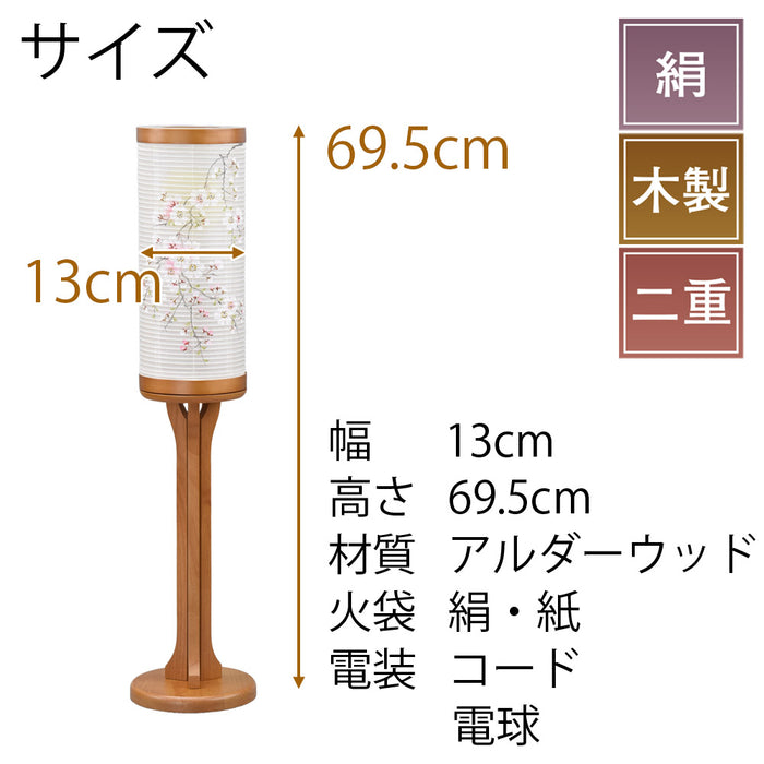盆提灯 新型 二重 華ごころ スタンド 桜 特徴 2
