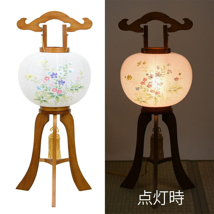 盆提灯 姫行灯 9号 風花 桔梗撫子秋桜 特徴 5