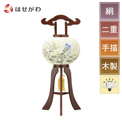 行灯 二重 芙蓉に桔梗 9号 LED