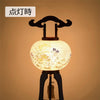 盆提灯 行灯 二重 芙蓉に桔梗 9号 LED 特徴 4