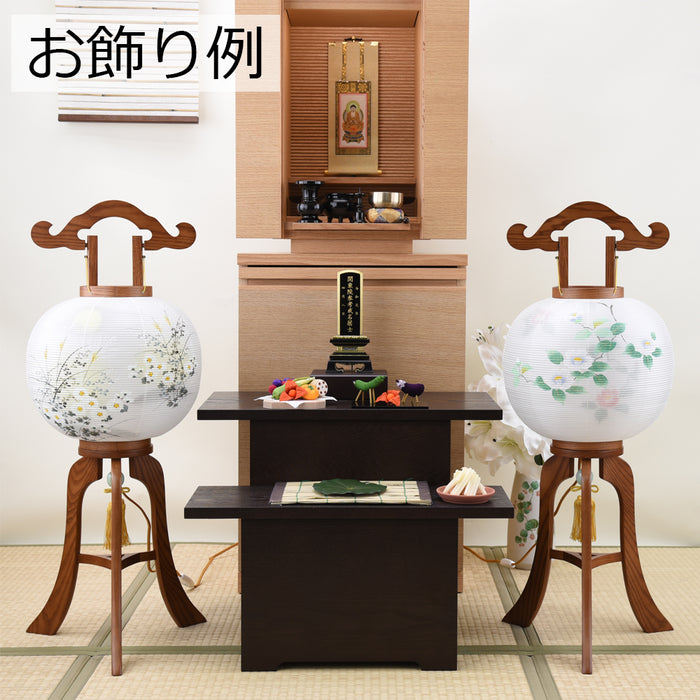 盆提灯 行灯 二重 四季花 11号 特徴 8