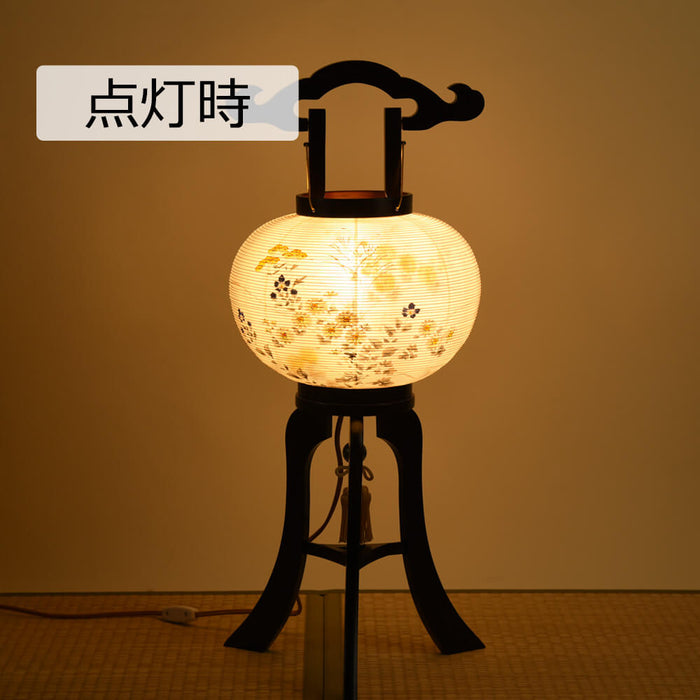 盆提灯 姫行灯 二重 総黒檀 10号 特徴 6
