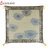 盆提灯 御前ござ布団 さざなみ 紺 特徴 1