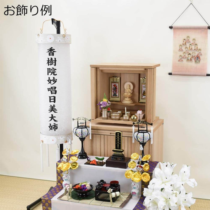 盆提灯 住吉 柾 10寸 白紋天 特徴 6
