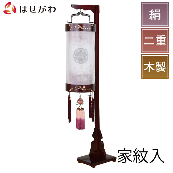 盆提灯 新型 光明灯 京桜 8寸 桜 特徴 1