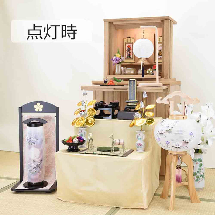 盆提灯 新型 はんなり 巧二重 桜 特徴 5
