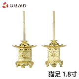 仏具 吊灯籠 六角神前 猫足 1.8寸 特徴 1