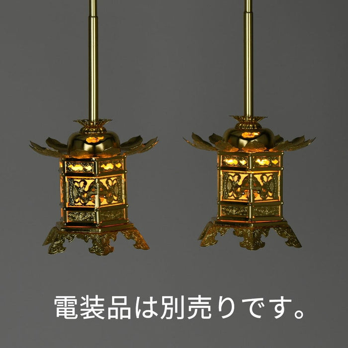 仏具 吊灯籠 六角神前 丁足 2.0寸 特徴 2