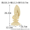 仏像 本尊 座釈迦 ツゲ 八角 金粉紋様 2.5寸 特徴 2