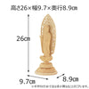 仏像 本尊 浄土 白木 丸台 4.0寸 特徴 2