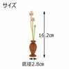 仏具 小常花 木製彩色 3本立 木製華瓶付 特徴 2