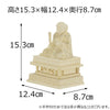 仏像 本尊 日蓮 ツゲ 金粉紋様 2.5寸 特徴 2