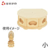 仏像・本尊 箱台 丸型 白木 透し入 小 特徴 1