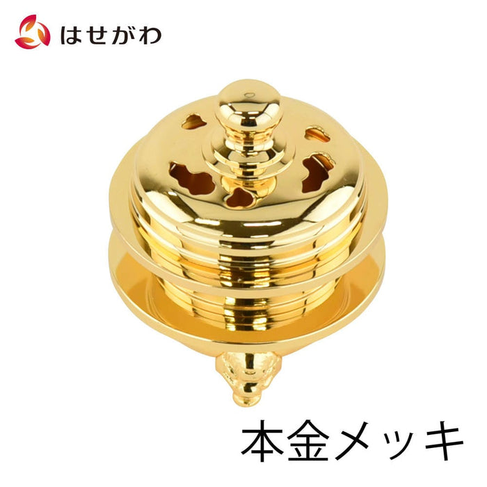 仏具 火舎香炉 本金メッキ 1.4寸 特徴 1
