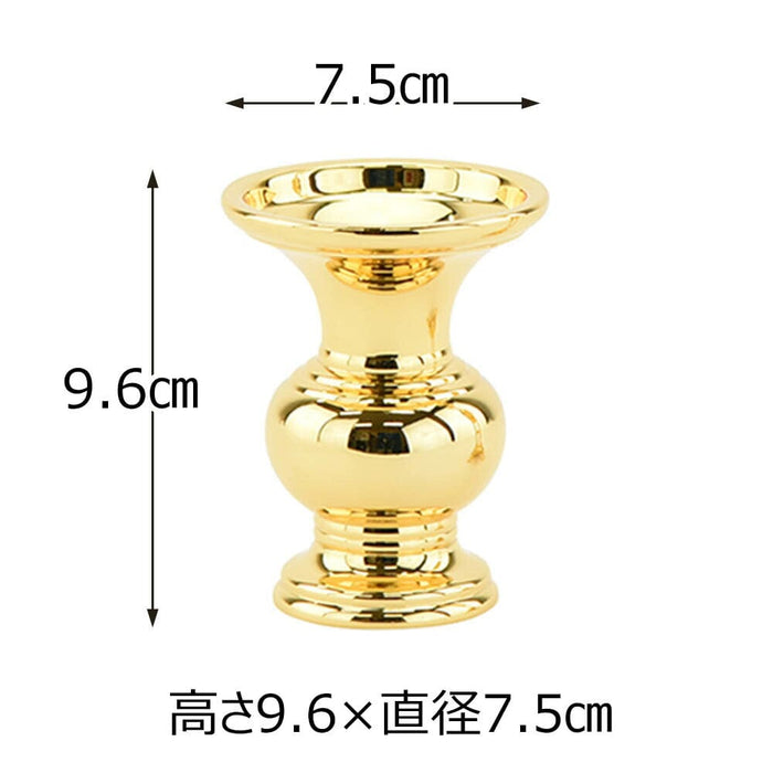 仏具 二具足 利久型鶴付 本金メッキ 3.0寸 特徴 2