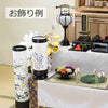 盆提灯 新型 長良の小路 七草 黒檀調 特徴 5