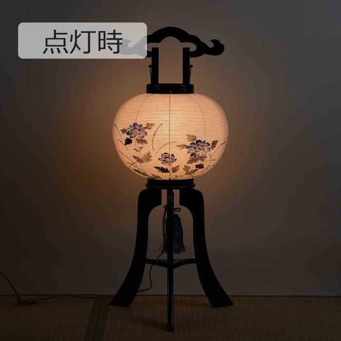 盆提灯 行灯 10号 本美濃紙 本塗書絵 特徴 4