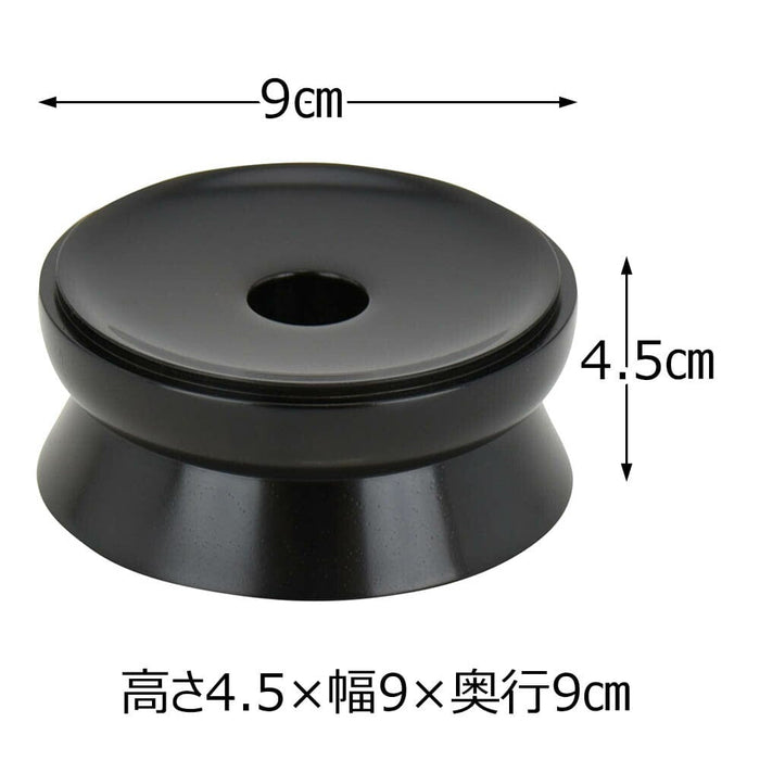仏具 リン台 黒檀 雄美 丸型 3.0 特徴 2