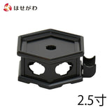 仏具 リン台 黒檀 雄美 六角置台付2.5 特徴 1