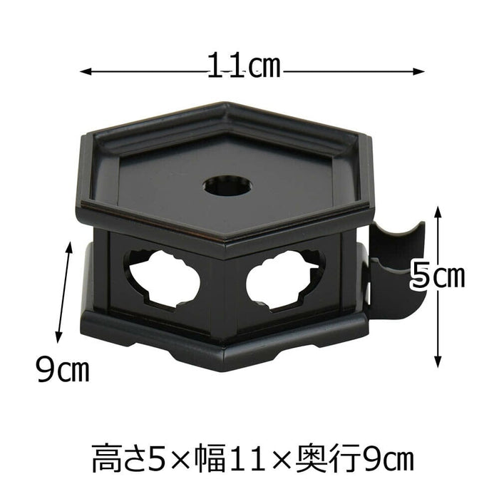 仏具 佐波理リンセット 慧光 3.0寸 リン台六角黒檀色 特徴 4