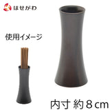 仏具 線香差 黒檀 雄美 短寸用 特徴 1