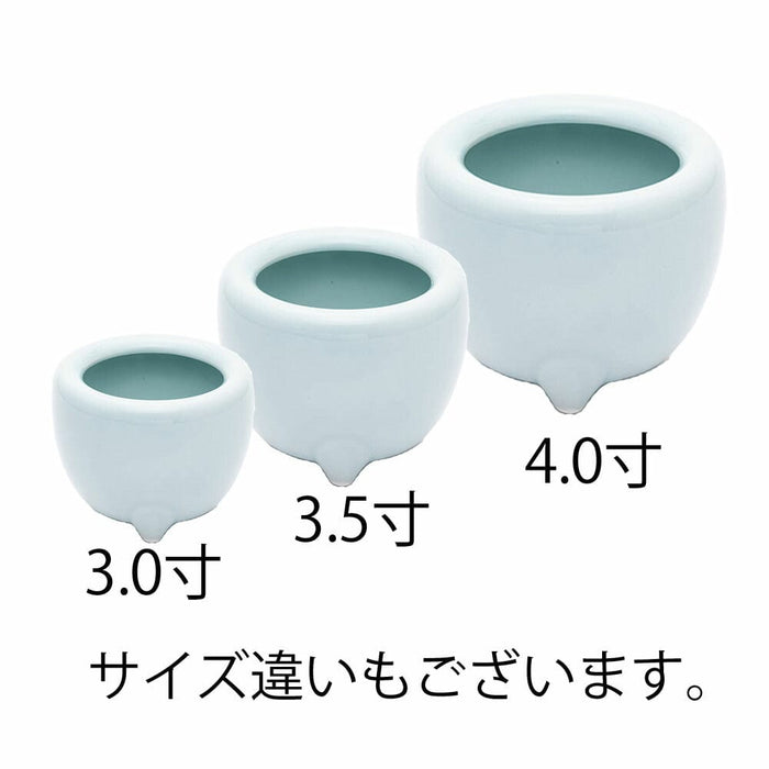 仏具 香炉 青磁 西用 4.0寸 特徴 3