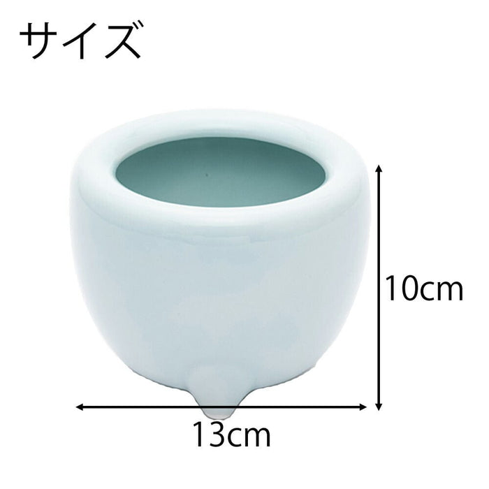 仏具 香炉 青磁 西用 4.0寸 特徴 2