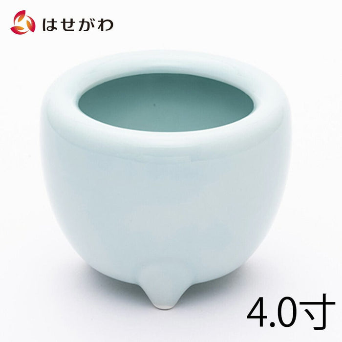 仏具 香炉 青磁 西用 4.0寸 特徴 1