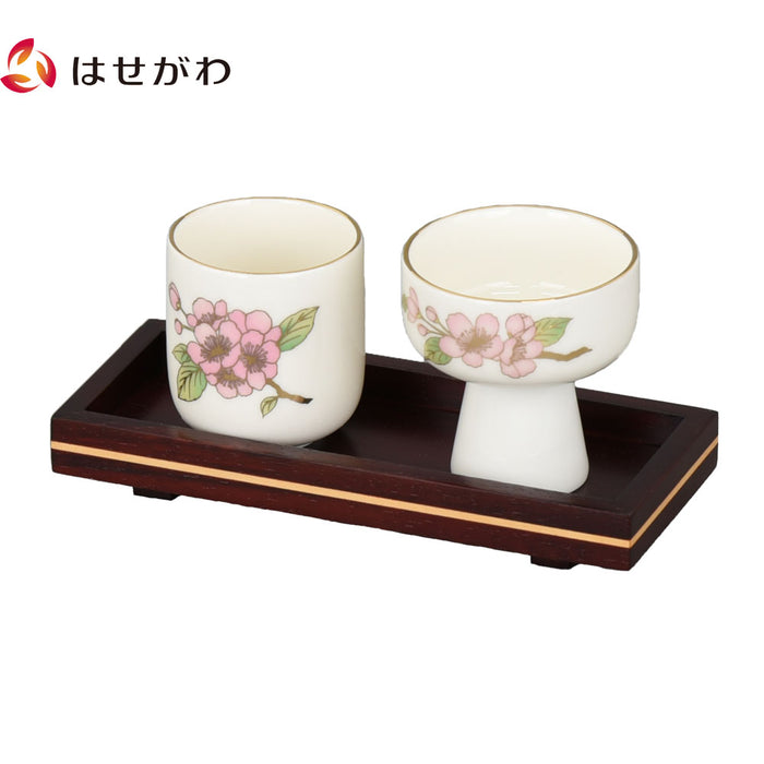 仏具 仏器膳 バウム 花梨 5.0寸 湯呑セット 3 特徴 1